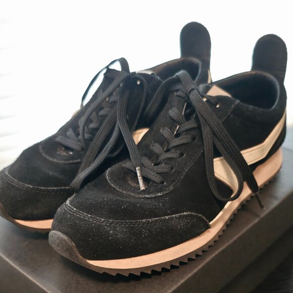Rag & Bone Retro Black Runner Sneaker - Picture 4 of 6